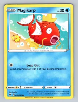 Magikarp Pokemon TCG SWSH02: Rebel Clash 039/192 NM - Image 1