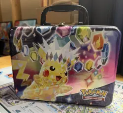 Lot of 9 Empty Pokemon Collection Tins – Storage Display Craft No Packs Included - Image 2