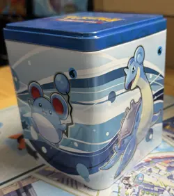 Lot of 9 Empty Pokemon Collection Tins – Storage Display Craft No Packs Included - Image 4