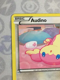 D1250 POKEMON TCG LEGENDARY TREASURES AUDINO RC17 HOLO HP COMMON - Image 3