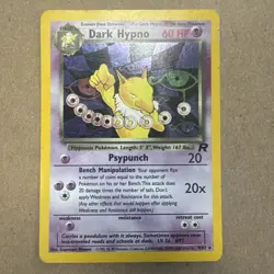 Pokemon TCG - Dark Hypno Unlimited Holo Rare - Team Rocket WOTC 9/82 - Image 1