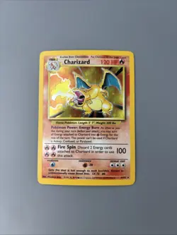 Pokemon TCG - Charizard - 4/102 - Holo Rare - Base Set Unlimited MP/LP - Image 1