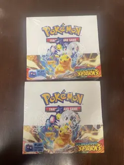Pokemon TCG Surging Sparks Booster Box 36 Packs X2 - New & Factory Sealed! - Image 1