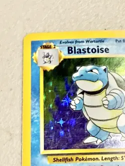 Blastoise 002/102 Base Set Holo Rare Pokemon TCG English - Image 2
