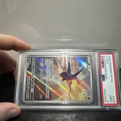 Pokemon Latios 203/191 Illustration Rare Holo Sv08 Surging Sparks PSA 9 - Image 3