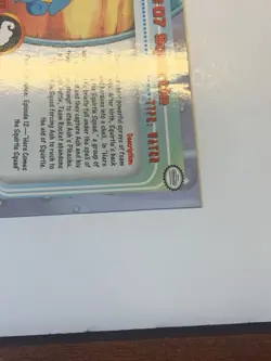 1999 Topps Pokemon TV #07 Squirtle Red Logo (A) FREE COMBINED SHIPPING - Image 4