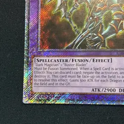 Yugioh Dark Paladin RA03-EN126 Platinum Secret Rare 1st Edition - Image 3