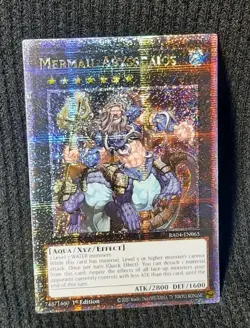 Yu-Gi-Oh! Mermail Abyssgaios *QUARTER CENTURY SECRET RARE* RA04-EN065 1st Ed NM - Image 1