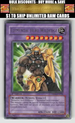 Yugioh Duelist Pack 3: Jaden Yuki 2 #DP03-EN010 Elemental Hero Wildedge - Image 1