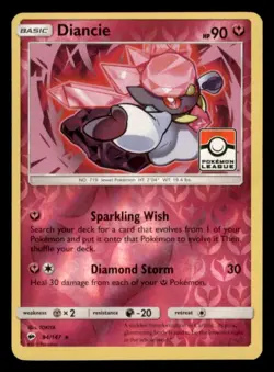 Diancie - (Pokemon League) Promo League & Championship Cards 094/147 LP Pokemon - Image 1