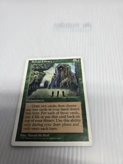 Magic the Gathering Sylvan Library 4th ED Rare Green Enchantment MTG Card 1995 - Image 1