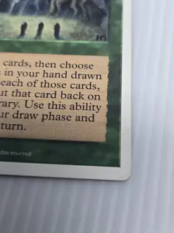 Magic the Gathering Sylvan Library 4th ED Rare Green Enchantment MTG Card 1995 - Image 3