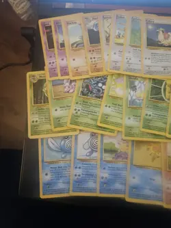 Pokemon 1999 Vintage Base Set Non-Holo Card Bundle X32 No duplicates! #1 - Image 2