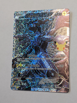 Zekrom Celebrations 25th Anniversary Holo Foil 114/114 Pokemon Card Near Mint - Image 1