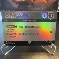 Robin Hood Capable Fighter Holo Card 220/204 Epic Fabled Series - Image 2