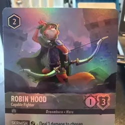 Robin Hood Capable Fighter Holo Card 220/204 Epic Fabled Series - Image 3
