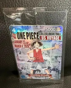 Monkey.D.Luffy (055) (College Basketball US Voyage) P-055 One Piece Card - Image 1