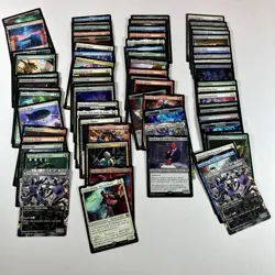 MTG Teenage Mutant Ninja Turtles Card Lot Commons, Uncommon, Lands, Foils, Rares - Image 1