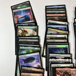 MTG Teenage Mutant Ninja Turtles Card Lot Commons, Uncommon, Lands, Foils, Rares - Image 2