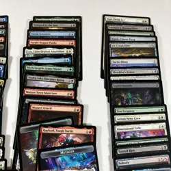 MTG Teenage Mutant Ninja Turtles Card Lot Commons, Uncommon, Lands, Foils, Rares - Image 4