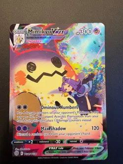 Mimikyu VMax TG17/TG 30 Brilliant Stars Pokemon Card - Image 1