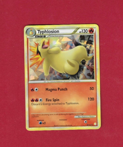 TYPHLOSION #32/123 HOLO RARE HEARTGOLD SOLSILVER POKEMON CARD - Image 1