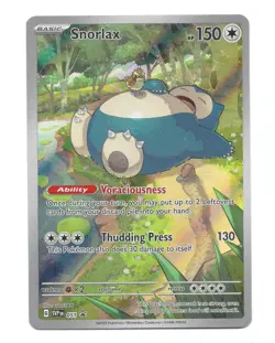 Snorlax 051 Sv: Scarlet & Violet Promo Cards Holo Pokemon TCG - NM - Image 1