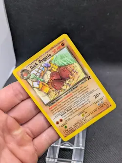 Dark Dugtrio 23/82 Non Holo Team Rocket Set Rare Pokemon Card WOTC LP EXCELLENT - Image 2