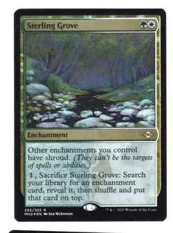 MTG English Sterling Grove NM Etched Foil Modern Horizons 2 - Image 1