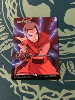 Lightning Bolt Borderless NON Foil Avatar Last Airbender TLE MTG Eternal-Legal M - Image 1