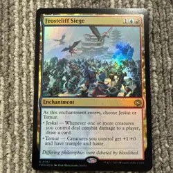 MTG Magic the Gathering Frostcliff Siege (187/485) Tarkir Dragonstorm LP FOIL - Image 1