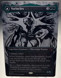 Magic MTG Vorinclex *Showcase* March of the Machine - Near Mint Green Mythic - Image 1
