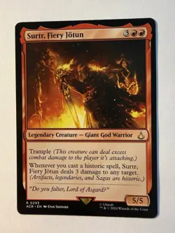 MTG Surtr, Fiery Jotun - Assassin's Creed #293 ACR NM - Image 1