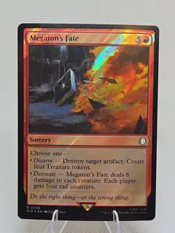 Megaton's Fate (Surge Foil) X1 PIP MTG Universes Beyond: Fallout FB3 - Image 1