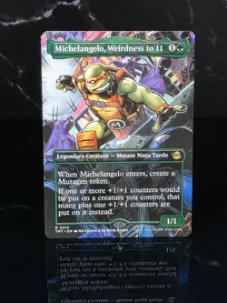 MTG Michelangelo, Weirdness to 11 (Borderless) Non-Foil x1 #0214 - TMNT - Image 1