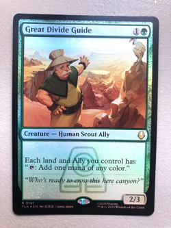 Mtg Carte Magic Avatar Last Airbender Great Divide Guy FOIL Eng NM - Image 1