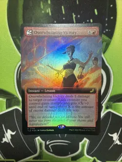 MTG Overwhelming Victory Extended Art Foil NM Avatar Last Airbender Magic 196 - Image 1
