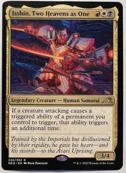 MTG Isshin, Two Heavens as One-Kamigawa: Neon Dynasty NM-M - Image 1