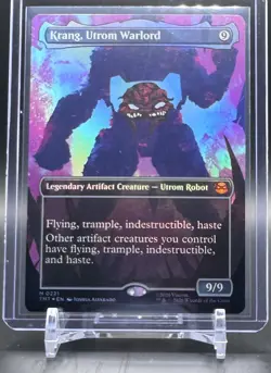 MTG Krang, Utrom Warlord (Borderless) Teenage Mutant Ninja Turtles Foil - Image 1