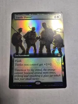 MTG TMNT - Turtle Power *FOIL* (Extended Art) NM - Image 1