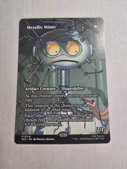 Metallic Mimic (Borderless) - 0016 - PZA - Teenage Mutant Ninja Turtles NM MTG - Image 1