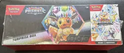 Pokemon Prismatic Evolutions Surprise Box + Booster Bundle - Sealed - 10 packs! - Image 1