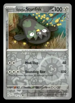Galarian Stunfisk Common SV09: Journey Together 106/159 NM Pokemon - Image 1