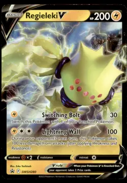 Regieleki V - Promo SWSH: Sword & Shield Promo Cards SWSH280 NM Pokemon - Image 1