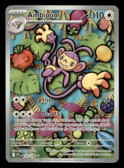 Ambipom Illustration Rare ME02: Phantasmal Flames 107/094 NM Pokemon - Image 1
