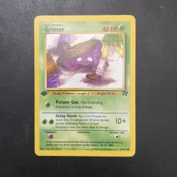 Pokemon TCG 1999 Grimer 1st Edition Non-Holo Card #57/82 - Image 1