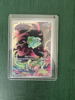 Pokemon Bulbasaur 133/132 Illustration Rare Full Art Holo Me01: Mega Evolution - Image 3