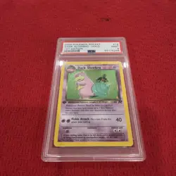 2000 Pokemon Rocket Dark Slowbro 1ST Edition Holo #12 PSA 9 - Image 3
