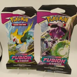 2x SEALED Pokemon TCG Sword & Shield Fusion Strike Booster Packs 820650809170 - Image 1
