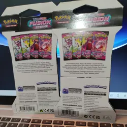 2x SEALED Pokemon TCG Sword & Shield Fusion Strike Booster Packs 820650809170 - Image 2